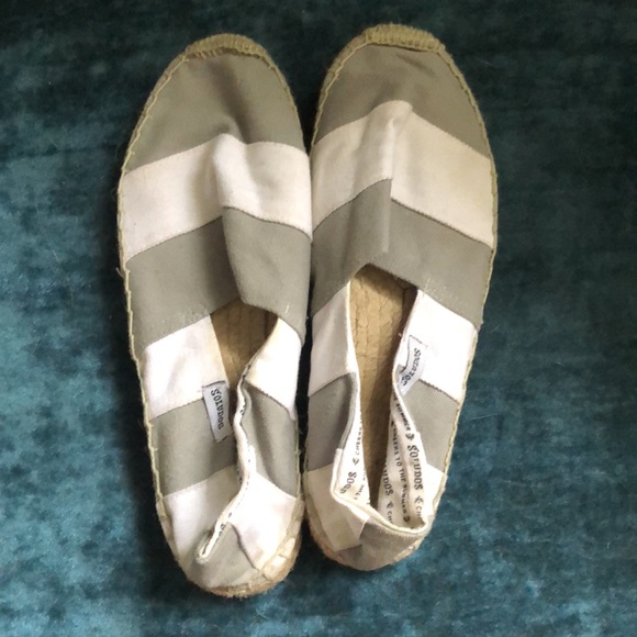 Soludos espadrilles grey and white shoes - Picture 6 of 6